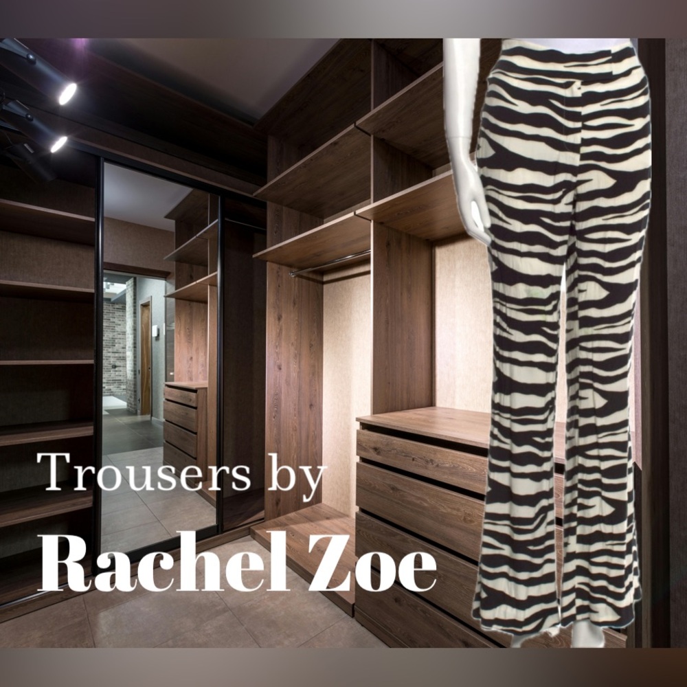 Animal print trousers by Rachel Zoe 🖤 🤍